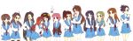  6+girls asahina_mikuru asakura_ryouko computer_club_president_(female) everyone genderswap genderswap_(mtf) kimidori_emiri koizumi_itsuki koizumi_itsuki_(female) kunikida_(female) kyonko long_image multiple_girls nagato_yuki student_council_president student_council_president_(female) suzumiya_haruhi suzumiya_haruhi_no_yuuutsu taniguchi_(female) tashimo thigh-highs tsuruya wide_image 