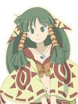  feena_(grandia) game_arts grandia grandia_i green_hair jewelry long_hair midriff necklace smile 