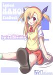  blonde_hair child heterochromia lyrical_nanoha mahou_shoujo_lyrical_nanoha mahou_shoujo_lyrical_nanoha_strikers sitting vivio 