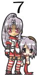  carrying chibi dd_(ijigendd) drill_hair long_hair long_image os-tan patterned_legwear red_&amp;_white red_eyes silver_hair striped striped_legwear tall_image thigh-highs two-tone_stripes visbou vista-tan vistake 