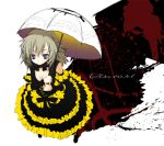  baccano! blue_eyes choker gothic illness_(baccano) kagome_(traumatize) parasol ribbon silver_hair umbrella 