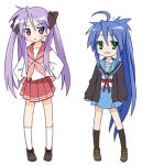  cosplay eunos hiiragi_kagami izumi_konata kyonko kyonko_(cosplay) lowres lucky_star suzumiya_haruhi_no_yuuutsu 