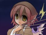  animal_ears claws fingernails japanese_clothes long_fingernails long_nails mystia_lorelei nails okamisty pink_hair short_hair tasuki touhou wings yellow_eyes 