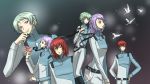  bad_id bird bring_stabity clamp code_geass derivative_work divine_nova green_hair gundam gundam_00 hilling_care innovator parody purple_eyes purple_hair red_eyes red_hair redhead revive_revival ribbon ribbons_almark shiduru violet_eyes 