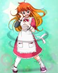  1girl blush genderswap lowres maid mars_symbol mashiro_yuu orange_hair original solo taniguchi_mai venus_symbol 
