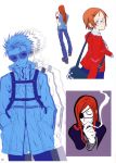  absurdres badou_nails cigarette dogs:_bullets_&amp;_carnage glasses haine_rammsteiner highres jacket mimi_(dogs) miwa_shirou smoking 