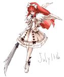  1girl cave_(developer) deathsmiles dress gothic july13th lolita_fashion redhead solo windia_(deathsmiles) 