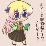  chibi child cosplay glasses ikkyuu lowres pani_poni_dash! rebecca_miyamoto serizawa_akane serizawa_akane_(cosplay) 