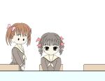  00s animated animated_gif chibi fukuzawa_yumi lowres maria-sama_ga_miteru matsudaira_touko tsundere 
