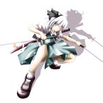  1girl female katana konpaku_youmu solo sword touhou weapon white_hair 