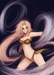  1girl barbariccia bikini blonde_hair breasts female final_fantasy final_fantasy_iv kara_(color) long_hair solo swimsuit 