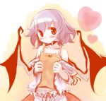  blush casual female remilia_scarlet takahero touhou vampire wings 