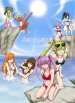  6+girls beatmania bikini multiple_girls summer swimsuit 