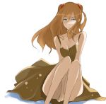  blue_eyes dress long_hair neon_genesis_evangelion sitting souryuu_asuka_langley tansuke 