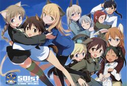  charlotte_e_yeager eila_ilmatar_juutilainen erica_hartmann francesca_lucchini gertrud_barkhorn highres lynette_bishop minna-dietlinde_wilcke miyafuji_yoshika multiple_girls perrine_h_clostermann sakamoto_mio sanya_v_litvyak scan shimada_fumikane strike_witches world_witches_series 