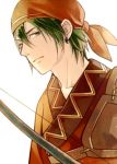  1boy bow fire_emblem fire_emblem:_rekka_no_ken green_eyes green_hair kiyuu male_focus rath_(fire_emblem) 