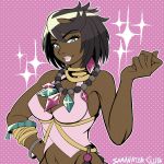  1girl black_hair lychee_(pokemon) pokemon tagme 