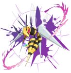  antennae beedrill insect_wings mega_beedrill mega_evolution mega_pokemon monokero multiple_arms no_humans pokemon pokemon_(creature) pokemon_(game) red_eyes stinger wings 