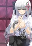  blue_eyes chains silver_hair suzume_inui tears 