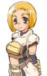  1girl beastmaster beastmaster_(final_fantasy) blonde_hair final_fantasy final_fantasy_xi hair_ornament hairclip hume katy_(artist) short_hair solo 