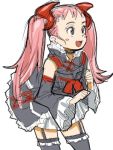  gothic lowres pink_hair poporon thigh-highs twintails 