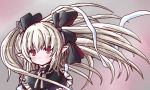  blonde_hair elf gothic_lolita lolita_fashion original pointy_ears red_eyes shio_poteto 