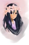  1girl bad_id cherry_blossoms flower highres kaz_(pixiv61454) long_hair original solo yuuzuki_(natsulain) 