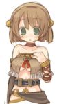  1girl 7010 breasts brown_hair green_eyes large_breasts lowres solo 