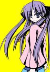  hiiragi_kagami long_hair lucky_star purple_hair twintails yatsuka_saku 