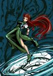  1girl dragon fechirin female hong_meiling immaterial_and_missing_power long_hair redhead solo touhou very_long_hair 