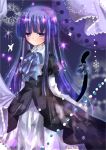  aquamarine blue_hair blush frederica_bernkastel gothic_lolita lolita_fashion long_hair ribbon tail umineko_no_naku_koro_ni 