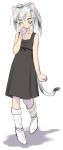  bare_shoulders boots bow cat_ears child dress tail you2 