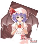  1girl exe_(xe) red_eyes remilia_scarlet solo touhou wings 