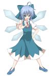 1girl bow cirno female korican solo the_embodiment_of_scarlet_devil touhou 