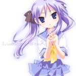  hiiragi_kagami lucky_star school_uniform serafuku twintails yamano_sachi 