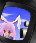  1girl aircraft airplane animal_ears female rabbit_ears reisen_udongein_inaba solo touhou 
