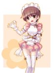  brown_eyes brown_hair katahira_masashi maid thigh-highs 