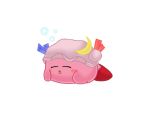  closed_eyes crossover female hat kirby kirby_(series) no_humans parody patchouli_knowledge sleeping solo touhou 