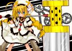  blonde_hair blue_eyes dress graf_eisen hammer lyrical_nanoha mahou_shoujo_lyrical_nanoha mahou_shoujo_lyrical_nanoha_strikers unison vita 