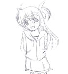  lyrical_nanoha mahou_shoujo_lyrical_nanoha mahou_shoujo_lyrical_nanoha_strikers monochrome sketch vivio 