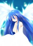  1girl angel angel_wings dousaki_shin&#039;ya izumi_kanata lucky_star solo wings 