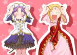  2girls banpresto blonde_hair caramelldansen gothic_lolita katatsuka_kouji latooni_subota lolita_fashion multiple_girls purple_hair shine_hausen super_robot_wars super_robot_wars_original_generation 