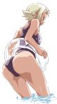  ass dark_skin innertube lal&#039;c_mellk_mal lowres one-piece_swimsuit swimsuit top_wo_nerae_2! water 