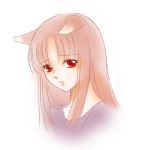  animal_ears holo lowres red_eyes sinko spice_and_wolf wolf_ears 