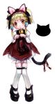  1girl animal_ears banpresto cat_ears cat_tail irui_guneden nakamura_kanko solo super_robot_wars tail thigh-highs 