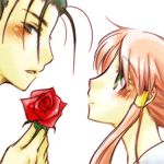  aria flower izumo_akatsuki kagura_(anomalo-anima) lowres mizunashi_akari rose 