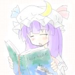  book female lowres natsuki_(silent_selena) nice_boat patchouli_knowledge saliva sketch sleeping sleepy touhou 