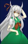  ex-keine female horn_ribbon horns kamishirasawa_keine ribbon shingetsu_takehito touhou 