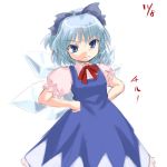  1girl bow cirno female lowres solo the_embodiment_of_scarlet_devil touhou 