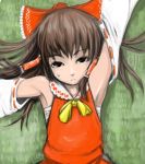  1girl armpits face female ginji_(sakaki_summer) hakurei_reimu imperishable_night solo touhou 